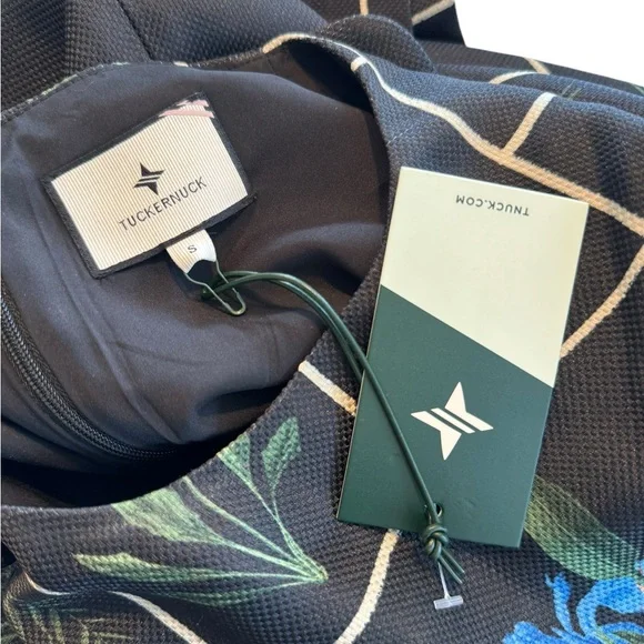 Tuckernuck NEW Black Fresher Buds Woven Grace Sleeveless Mini Dress Size S - Picture 10 of 10